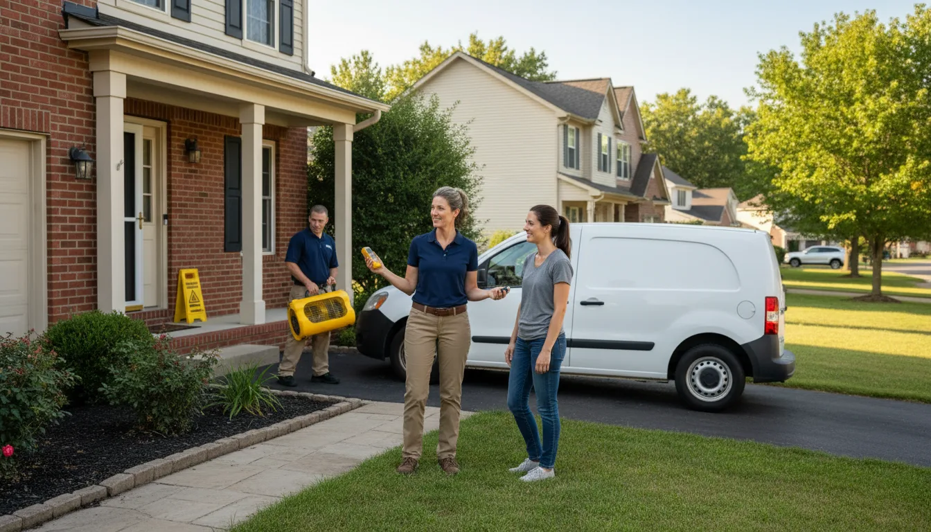 Water restoration image for Flood Water Cleanup, Removal And Restoration Services in Corunna, IN